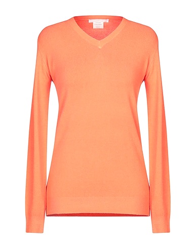 LES COPAINS Sweater Orange 53% Viscose, 47% Polyamide