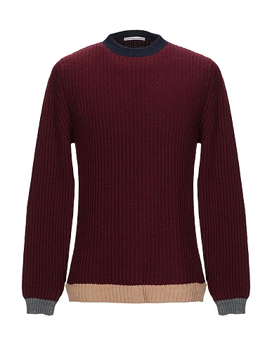 GREY DANIELE ALESSANDRINI Pullover Bordeaux 75% Acrilico, 10% Viscosa, 10% Lana, 5% Lana di alpaca
