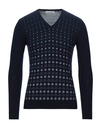 GREY DANIELE ALESSANDRINI Jumper Midnight blue 100% Wool