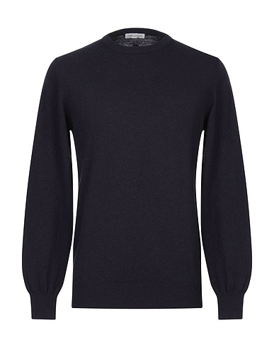DANIELE ALESSANDRINI HOMME Jumper Midnight blue 35% Wool, 30% Viscose, 25% Polyamide, 10% Cashmere