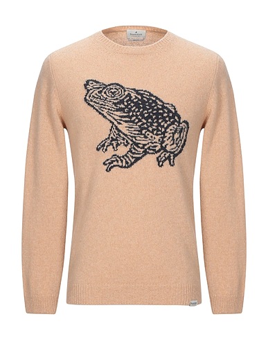 BROOKSFIELD Jumper Camel 85% Virgin Wool, 15% Polyamide