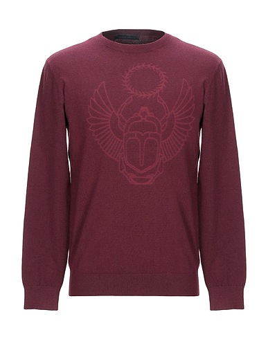 FRANKIE MORELLO Jumper Burgundy 50% Viscose, 30% Polyester, 20% Polyamide