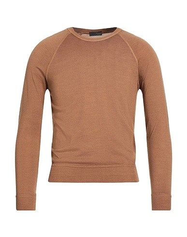 DRUMOHR Jumper Camel 100% Super 140s Wool