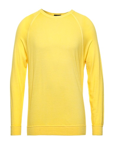 DRUMOHR Pullover Giallo 100% Super 140s Lana