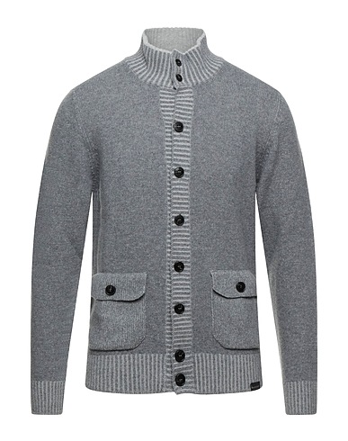 BROOKSFIELD Cardigan Grigio 100% Lana