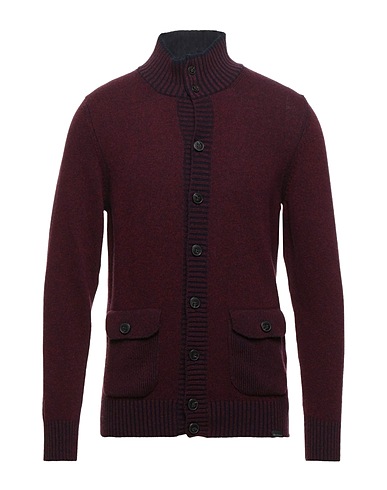 BROOKSFIELD Cardigan Brick red 100% Wool