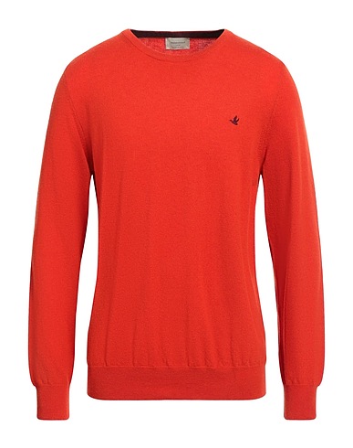 BROOKSFIELD Jumper Orange 100% Virgin Wool