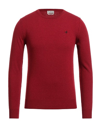 BROOKSFIELD Jumper Brick red 100% Virgin Wool