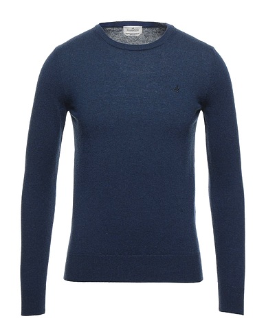 BROOKSFIELD Jumper Midnight blue 100% Virgin Wool