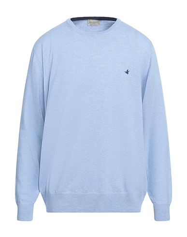 BROOKSFIELD Jumper Light blue 100% Virgin Wool
