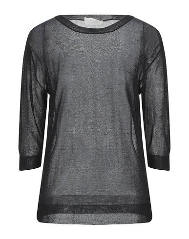 ZANONE Jumper Black 64% Polyester, 36% Cotton