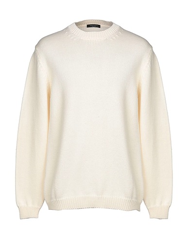 ROBERTO COLLINA Jumper Ivory 100% Merino Wool