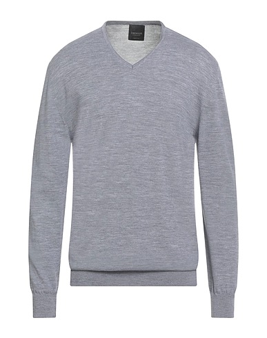 BELLWOOD Jumper Light grey 100% Super 160s Wool