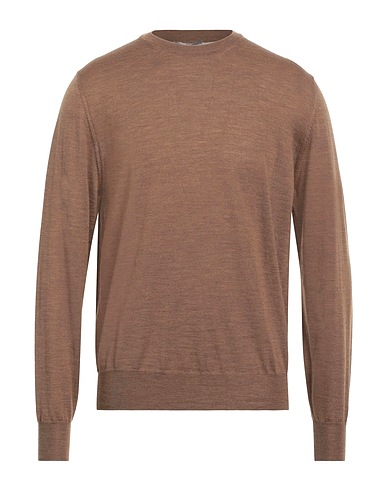 CANALI Jumper Khaki 100% Merino Wool