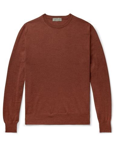 Canali Sweaters In Brown