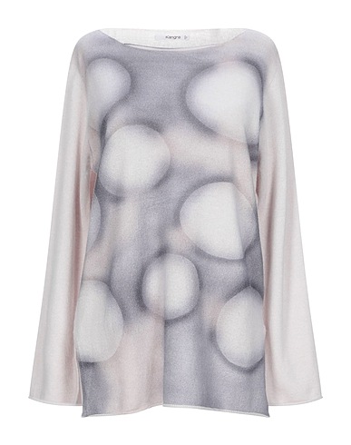 KANGRA Jumper Light grey 70% Wool, 20% Silk, 10% Cashmere