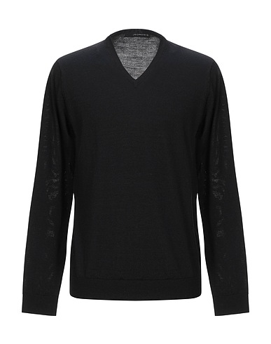 JEORDIE'S Jumper Black 100% Virgin Wool