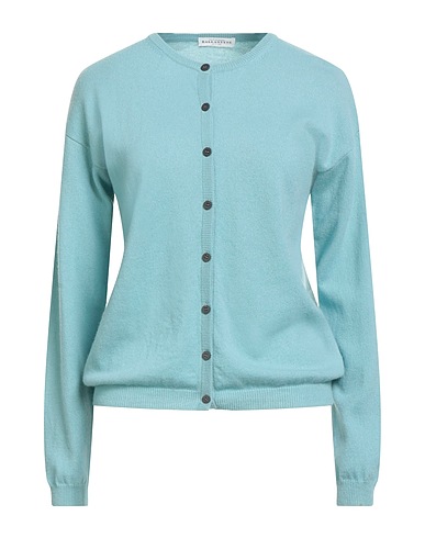 BALLANTYNE Cardigan Slate blue 100% Cashmere
