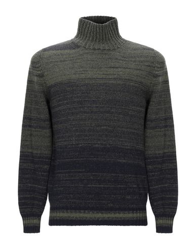 Alpha Studio Turtlenecks In Military Green