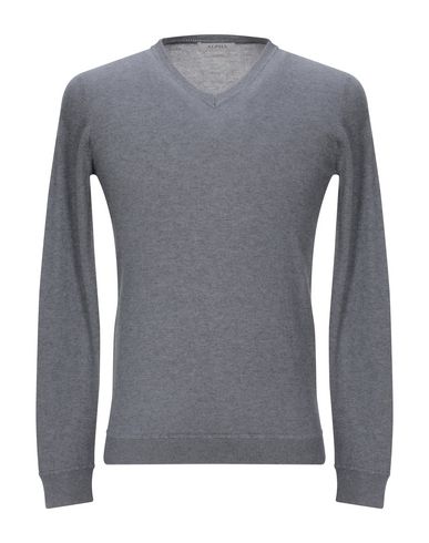 Alpha Studio Sweaters In Grey