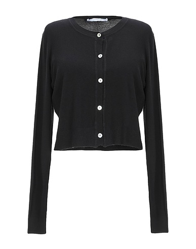LES COPAINS Cardigan Black 53% Viscose, 47% Polyamide