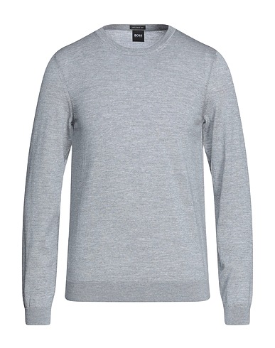 BOSS HUGO BOSS Jumper Light grey 100% Virgin Wool