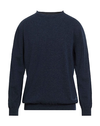 H953 Jumper Navy blue 100% Merino Wool