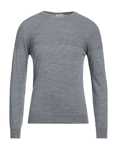 PAOLO PECORA Jumper Grey 100% Wool