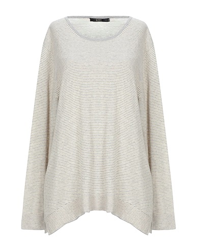 SEVENTY VENEZIA Jumper Beige 55% Polyester, 35% Cotton, 10% Flax
