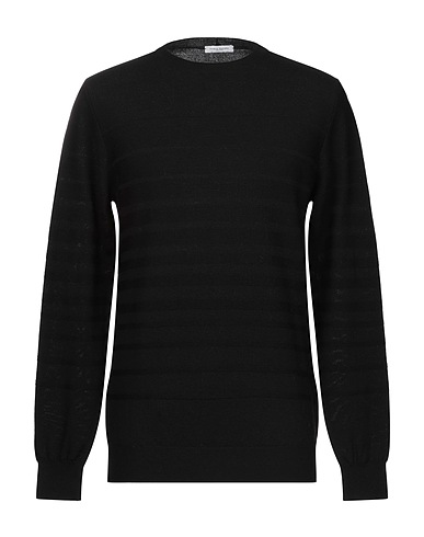 PAOLO PECORA Jumper Black 100% Virgin Wool