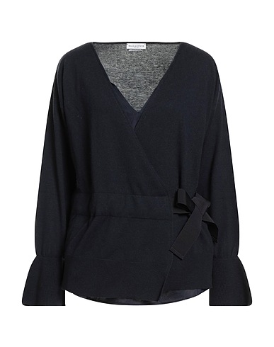 BALLANTYNE Jumper Midnight blue 100% Virgin Wool, Silk, Elastane