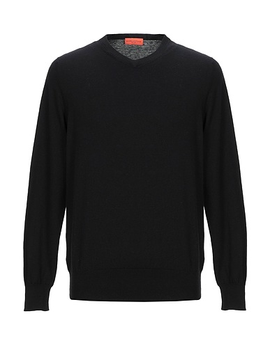 BALLANTYNE Jumper Black 85% Cotton, 15% Cashmere