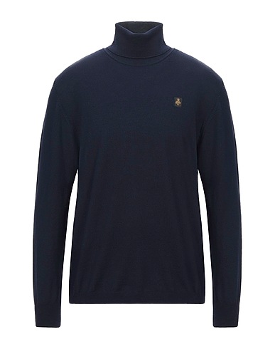 REFRIGIWEAR Polo neck Midnight blue 100% Wool