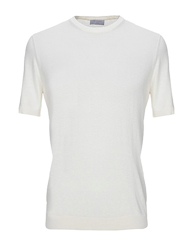 GRAN SASSO Jumper Ivory 100% Silk