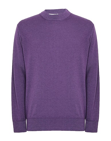 CRUCIANI Sweater Purple 100% Wool