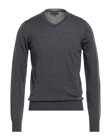 EMPORIO ARMANI Jumper Charcoal 100% Virgin Wool