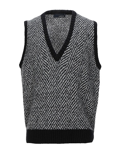 LARDINI Cardigan Black 70% Wool, 30% Polyamide