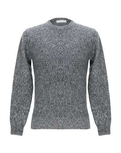 FILIPPO DE LAURENTIIS Jumper Grey 100% Merino Wool