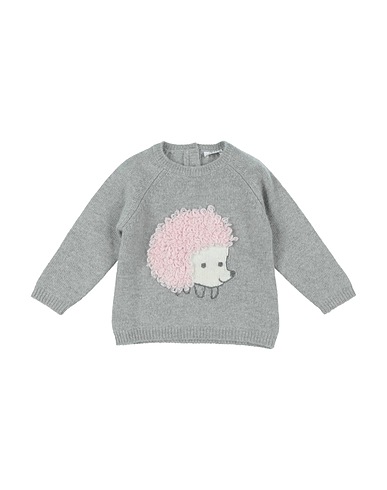 IL GUFO Sweater Light grey 100% Virgin Wool