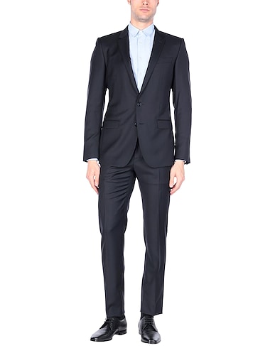 DOLCE&GABBANA Suits Midnight blue 100% Virgin Wool