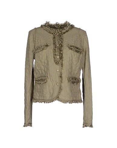 ERMANNO SCERVINO Blazer Military green 58% Cotton, 42% Linen