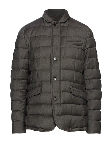 MOORER Shell  jacket Military green 90% Virgin Wool, 5% Cashmere, 5% Polyurethane