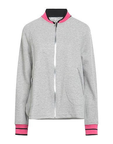 SÀPOPA Φούτερ PAOLA JACKET
 Ανοιχτό γκρι 70% Βαμβάκι, 30% Πολυεστέρας