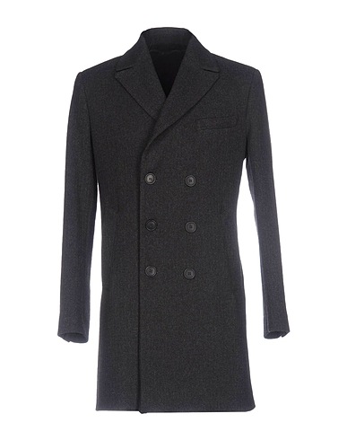 OFFICINA 36 Caban et veste croisée Gris anthracite 54% Acrylique, 23% Laine, 20% Polyester, 3% Autres fibres