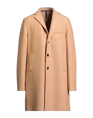HARRIS WHARF LONDON Coat Camel 100% Virgin Wool