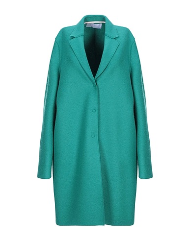 HARRIS WHARF LONDON コート エメラルド バージンウール 100%