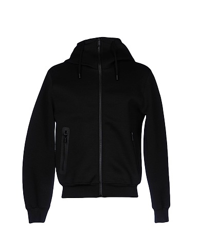 DSQUARED2 Sweatshirt NERO 31% Virgin Wool, 31% Acrylic, 30% Modal, 7% Polyamide, 1% Elastane