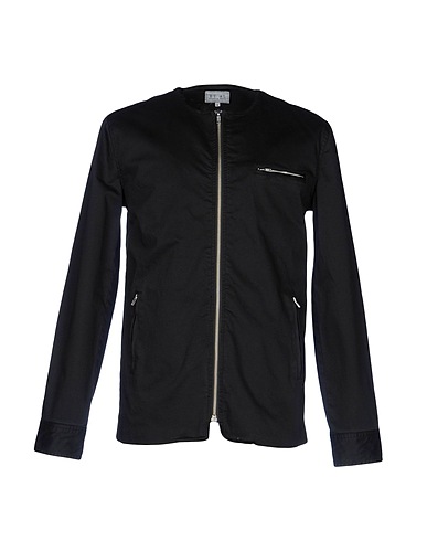ET AL DESIGN Jacket Black 98% Cotton, 2% Elastane