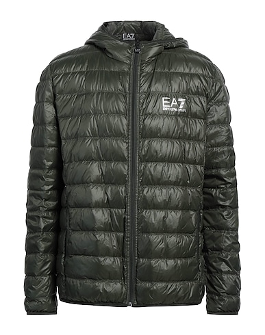 EA7 Shell jacket Dark green 100% Polyamide