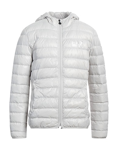 EA7 Shell  jacket Light grey 100% Polyamide